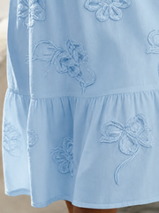 Floral Embroidered Effortless Dress | Tracked Shipping