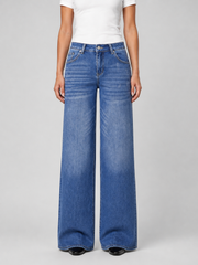 FLASH SALE – Effortless Comfort Wide-Leg Jeans | Tracked Shipping
