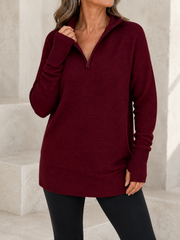 The Everyday Half-Zip Knit | Tracked Shipping