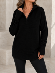 The Everyday Half-Zip Knit | Tracked Shipping