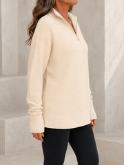 The Everyday Half-Zip Knit | Tracked Shipping